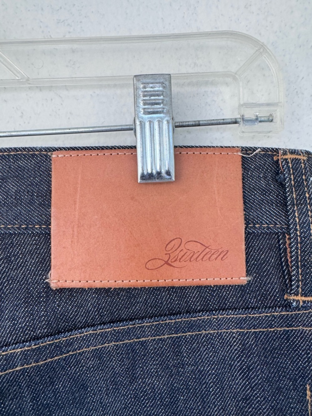 3sixteen NT-100x Narrow Tapered Indigo Selvedge Jeans size 33 - Picture 12 of 14